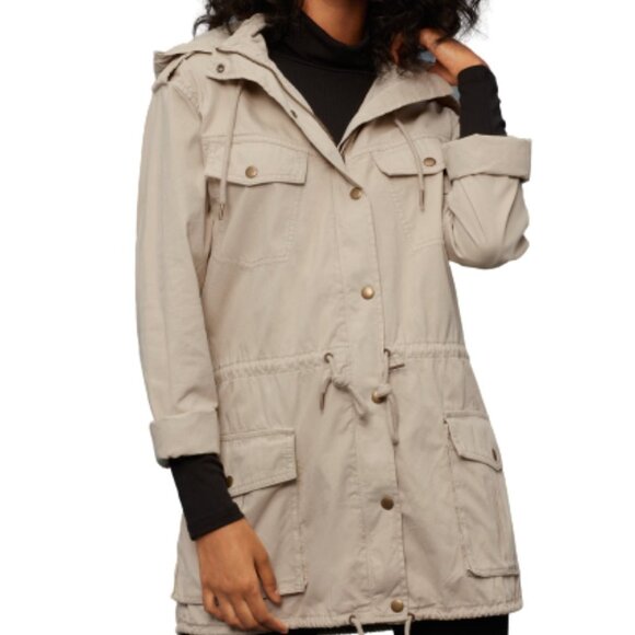 🌼host pick🌼 Aritzia Talula Trooper utility army jacket with hood - Picture 2 of 16